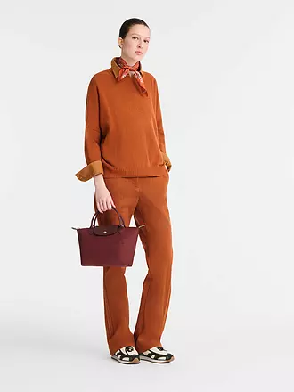LONGCHAMP | Le Pliage Green Handtasche Small, Artichaut | dunkelrot
